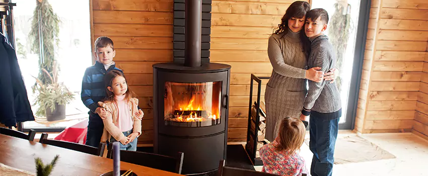 Morso Cast Iron Fireplace Insert Installation in Highland, Utah