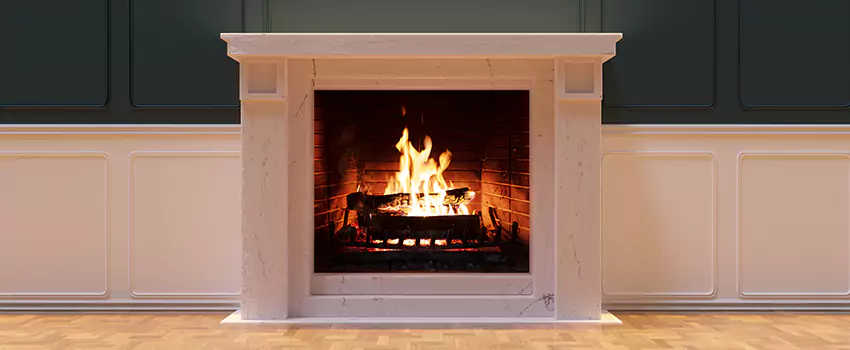 Open Flame Wood-Burning Fireplace Installation Services in Highland, Utah