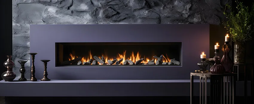Ember Bed for Ventless Gas Fireplace in Highland, UT