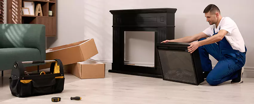 Old Rusted Metal Fireplace Repair And Replacement in Highland, UT